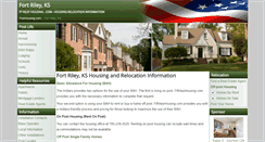 Desktop Screenshot of ftrileyhousing.com